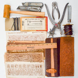 Leather Stamping + Leather Craft Supply Bundle