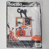 Bucilla Halloween Frame and Card Holder Plastic Canvas Needlepoint Kit 6193