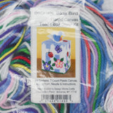 Blue Bird Plastic Canvas Tissue Box Cover Needlepoint Kit