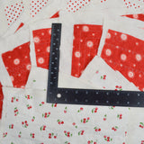 Red + White Quilted Blocks Bundle