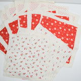 Red + White Quilted Blocks Bundle
