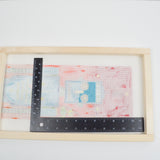 Karen Hennessey Zecca Tall Robot Needlepoint Canvas - Started