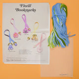 Floral Bookmarks Bellflower Plastic Canvas Needlepoint Kit