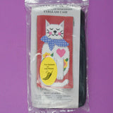 Stitch & Zip SZ331 Cat w/ Scarf Pre-Assembled Needlepoint Eyeglass Case Kit