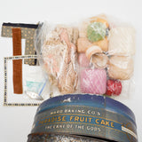 Crochet Lace Remnants, Supplies + Tatting Shuttle in Vintage Tin