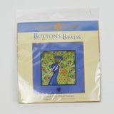 Mill Hill MH14-2016 Buttons & Beads Spring Series Proud Peacock Cross Stitch Kit