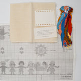 Clara Wæver Cute Children Cross Stitch Kit