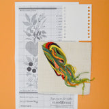 Clara Wæver Floral Heart Cross Stitch Kit