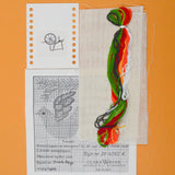 Clara Wæver Bird + Branch Cross Stitch Kit