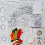 Eva Rosenstand Christmas Wreath Cross Stitch Kit