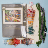 Dimensions DMC The Gold Collection Paris Market Cross Stitch Kit 35256 - Started