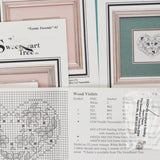 The Sweetheart Tree Teenie Tweenie Cross Stitch Patterns with Embellishments - Set of 5