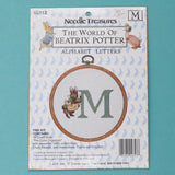 Needle Treasures #02313 The World of Beatrix Potter Alphabet Letters "M" Needlepoint Kit