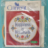Current Happiness is Homemade 7085-3 Counted Cross Stitch Kit