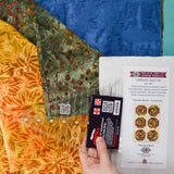 Precision Hand-Cut Jordan Fabrics Kaufman Batiks Carousel Quilt Kit