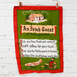 An Irish Toast Vintage Tea Towel - 19" x 28"