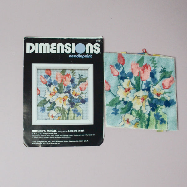 Dimensions Nature' Magic Completed Needlepoint Panel