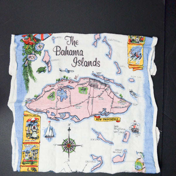 The Bahama Islands Tea Towel - 18" x 24"