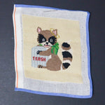 Raccoon Small Needlepoint Panel - Complete