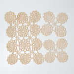 Beige Crochet Lace Doily Bundle