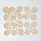 Beige Crochet Lace Doily Bundle