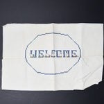 Welcome Geese Finished Cross Stitch Panel - 12" x 18"