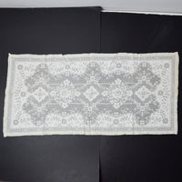 Filet Lace Runner - 14" x 30"
