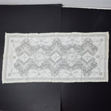 Filet Lace Runner - 14" x 30"