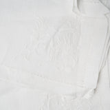 Whitework Embroidery Clouds + Dragons Tablecloth + Napkins