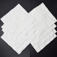 Openwork Embroidery Napkins - Set of 8