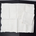 Whitework Applique + Drawn Thread Embroidery Tablecloth + Napkins