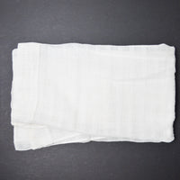 White Grid Semi-Sheer Curtain - 30" x 30"