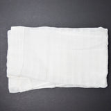 White Grid Semi-Sheer Curtain - 30" x 30"