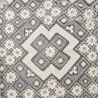 Vintage Lace Tablecloth (Stained) - 35" x 36"
