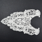 White Lace Collar Applique