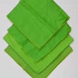 Bright Green Fabric Napkins - Set of 4