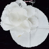 White Eyelet Handkerchief Holders