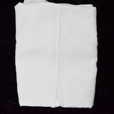White Floral Damask Tablecloth - 68" x 120"