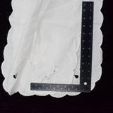 White Cutwork Runner - 12" x 58"