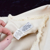 Unbleached Canvas Raw Edge Pillowcase - 18" x 18"