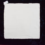 Unbleached Canvas Raw Edge Pillowcase - 18" x 18"