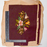 Floral Needlepoint Panel