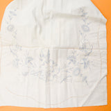 Floral Dresser Scarf Panel, Stamped for Embroidery