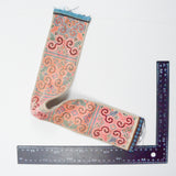 Geometric Cross Stitched Panel Remnant