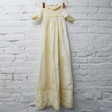 White Eyelet Lace Vintage Christening Gown