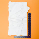 White Lace Corner Napkins, 16" Square - Set of 12