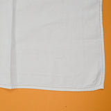 White Damask Napkins, 22" Square - Set of 6