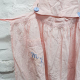 Vintage Light Pink Apron with Bib - Needs Repair
