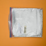 White Satin Lined Brocade Scarf - 18" x 72"