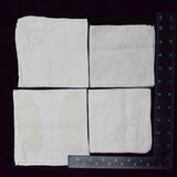Vintage White Embroidered Handkerchiefs - Set of 4